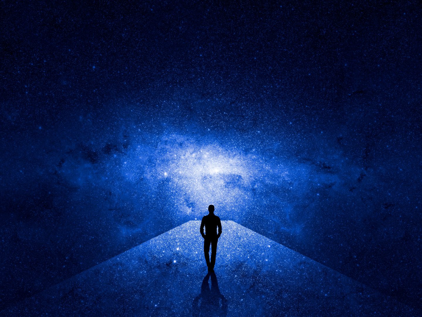 Man walking through the universe 2021 08 29 05 54 54 utc