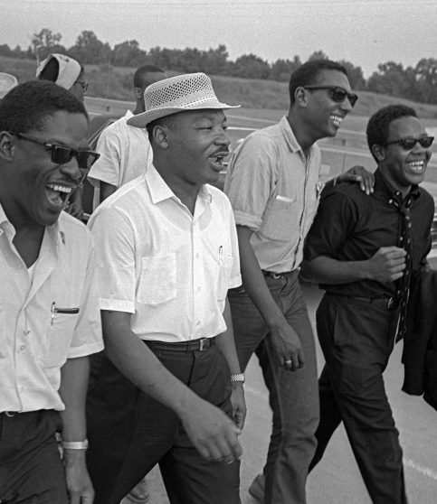 Bernard Lee Martin Luther King Jr Stokely Carmichael Willie Ricks MS 1966 Bob Fitch Photography Archive Department of Special Collections Standford University Libraries