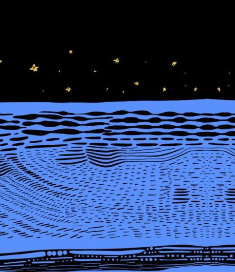 Still from I am the Arkikosa 2021 projection with curated sound image credit Angela Faz
