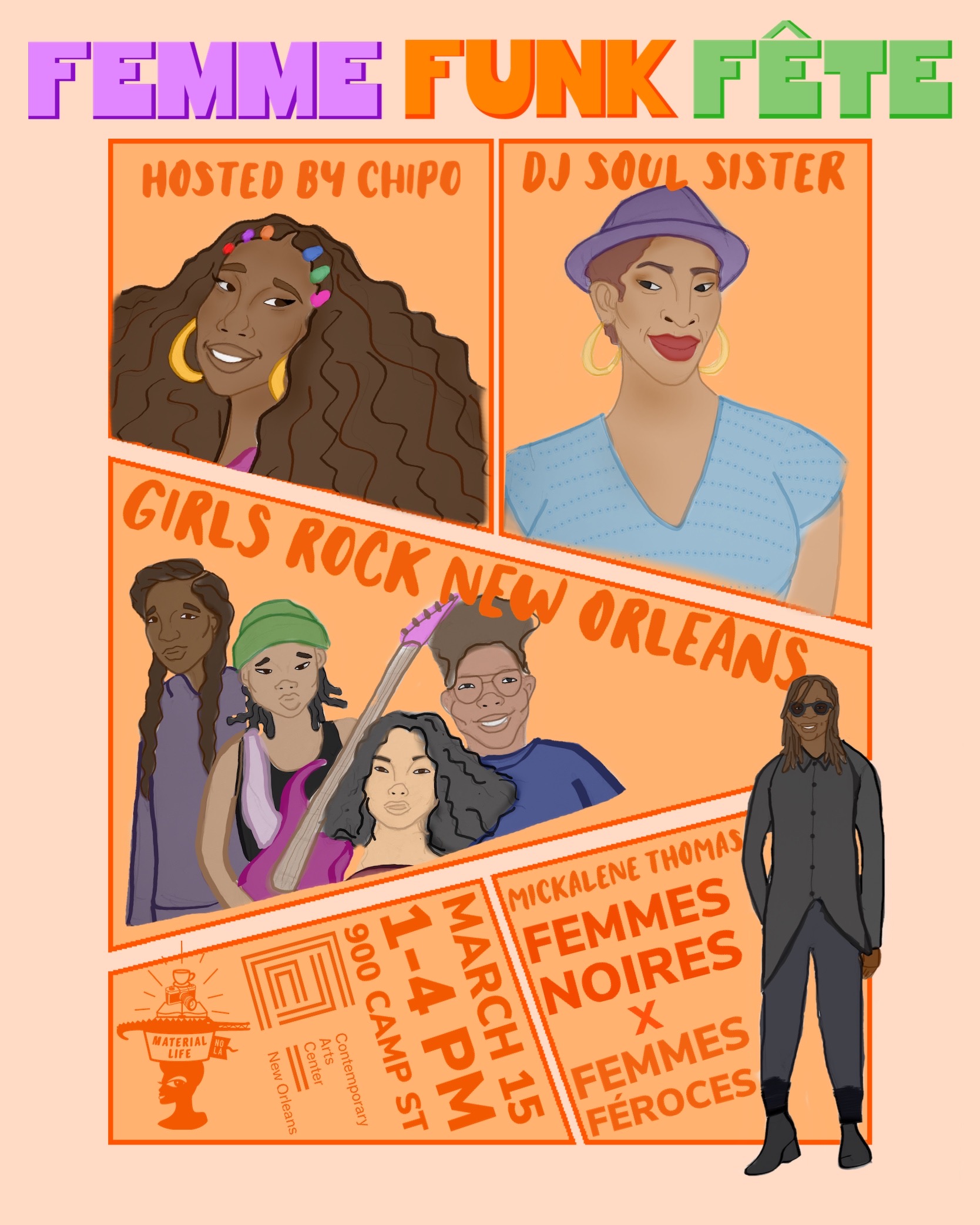 POSTPONED - Joie Noire: Femme Funk Fête | SUNDAY VIBES at the CAC