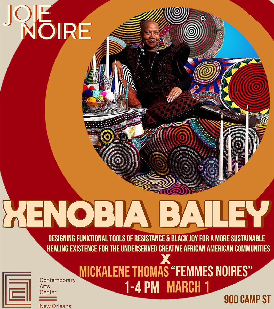 SUNDAY VIBES at the CAC: Xenobia Bailey's Open Studio