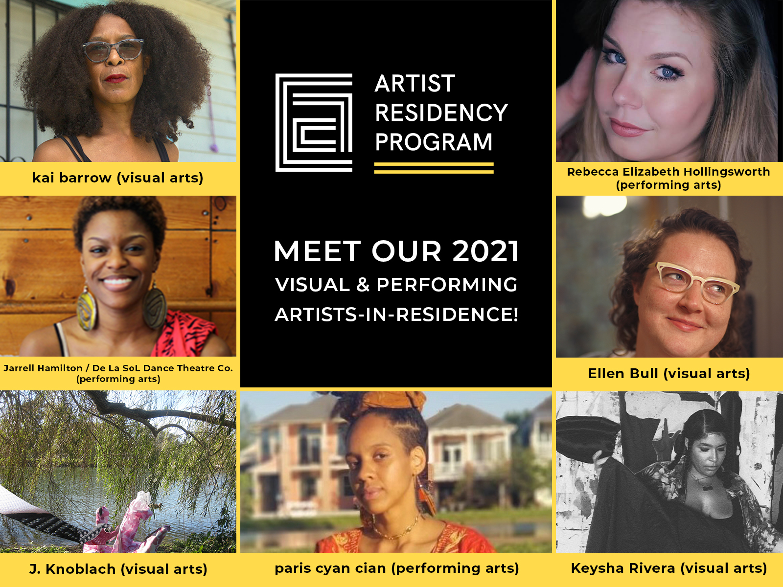 CAC Announces 2021 Visual & Performing Artists-in-Residence